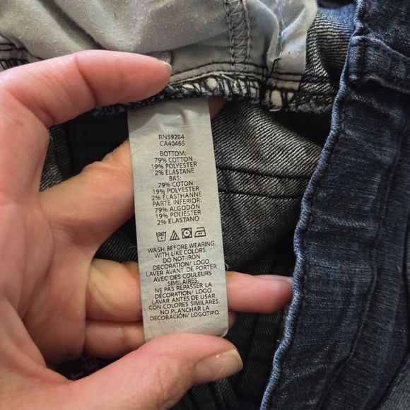 NWOT The Childrens Place Girls Bootcut Darkwash MidRise Classic Fit Jeans Sz 16 - Picture 4 of 5